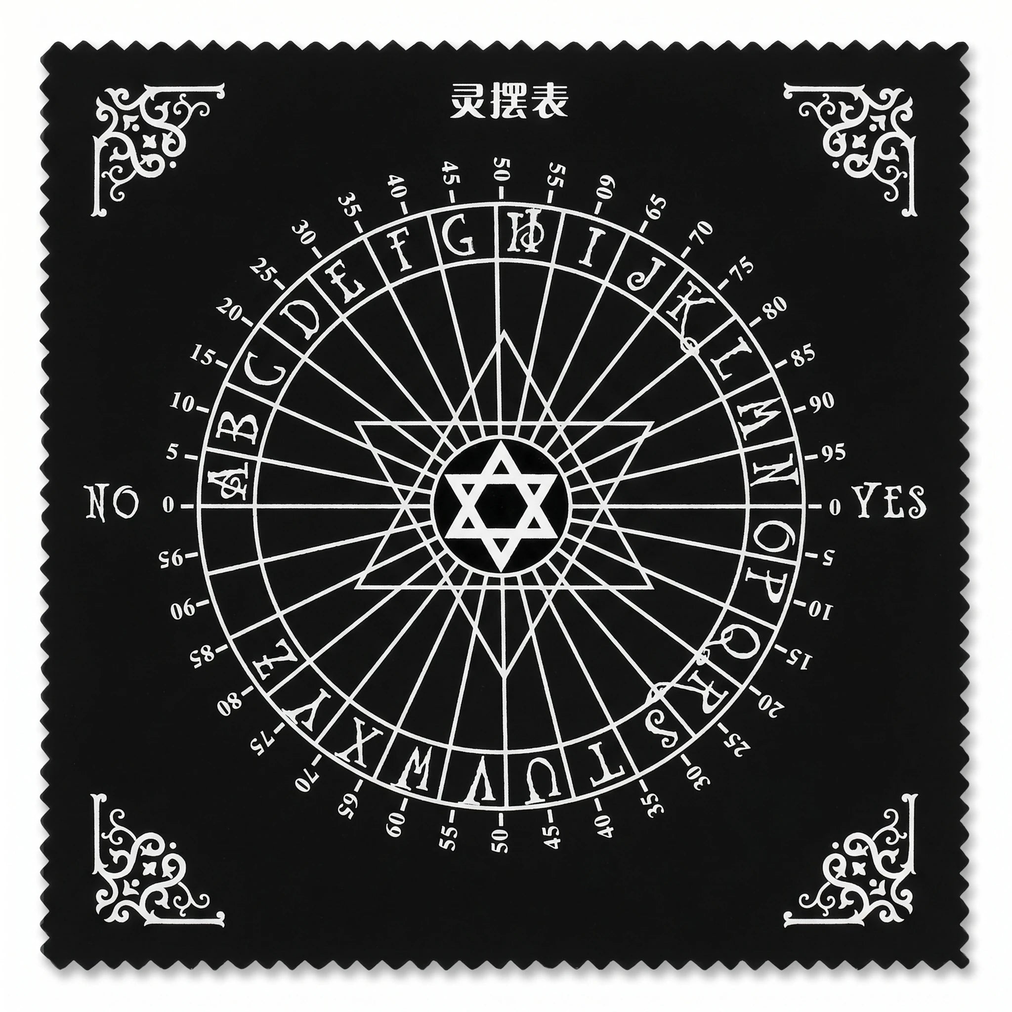 Le Plateau — Tapis de radiesthésie complet — packshot fond blanc · AURÆN Objets Sacrés