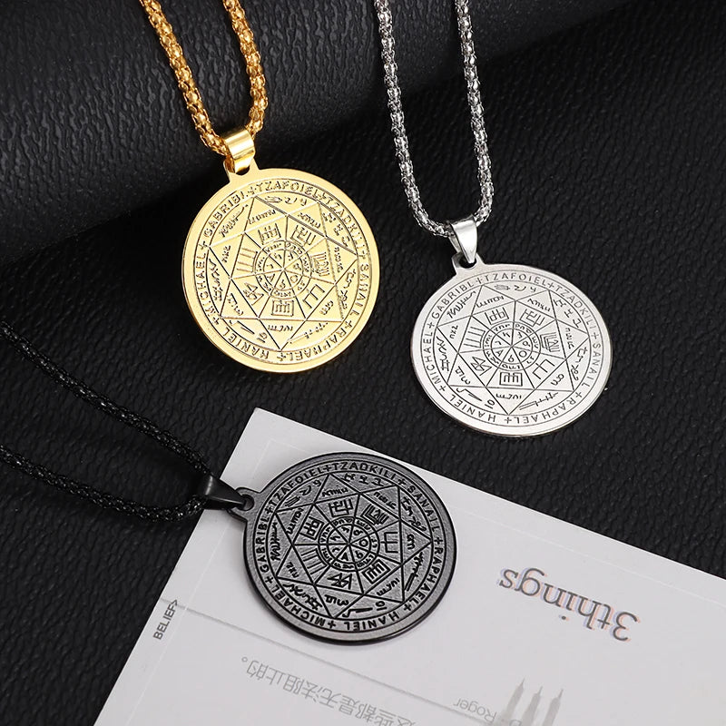 Médaillon Sceau d'Archange Kabbalah — édition AURÆN