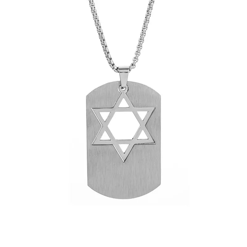 Sceau d'Archange Kabbalah — Tsadqiel finition argentée AURÆN